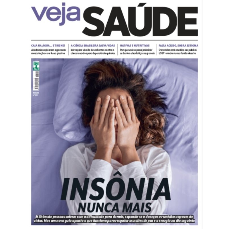 Revista Veja Saúde n° 499 - Janeiro 2024 - Editora Abril - Insônia Nunca Mais