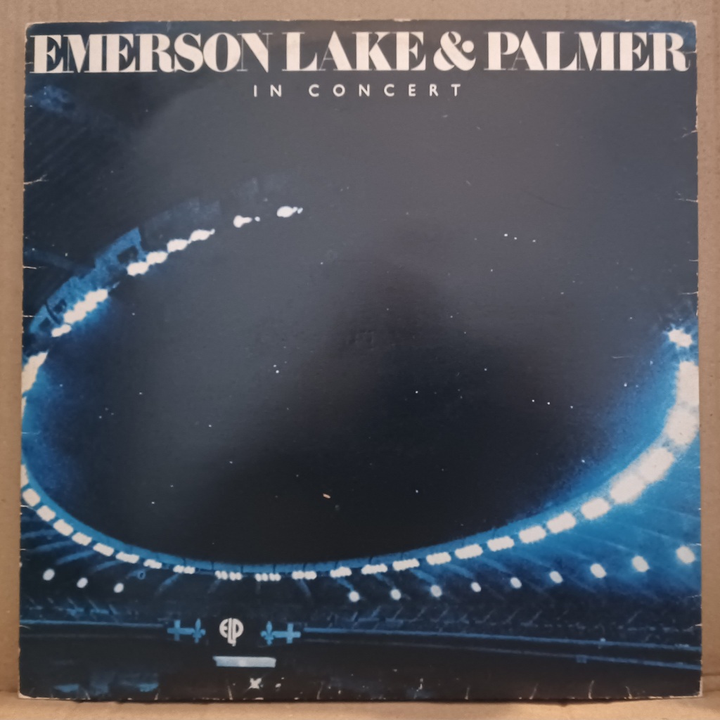 LP Disco De Vinil Emerson, Lake & Palmer - In Concert - C/ Encarte LP VG+ Capa VG Ler Descrição