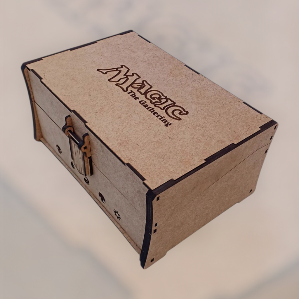 Deckbox Caixa organizadora para cards pokémon, magic the gathering, Yu-gi-oh TCG cardgame