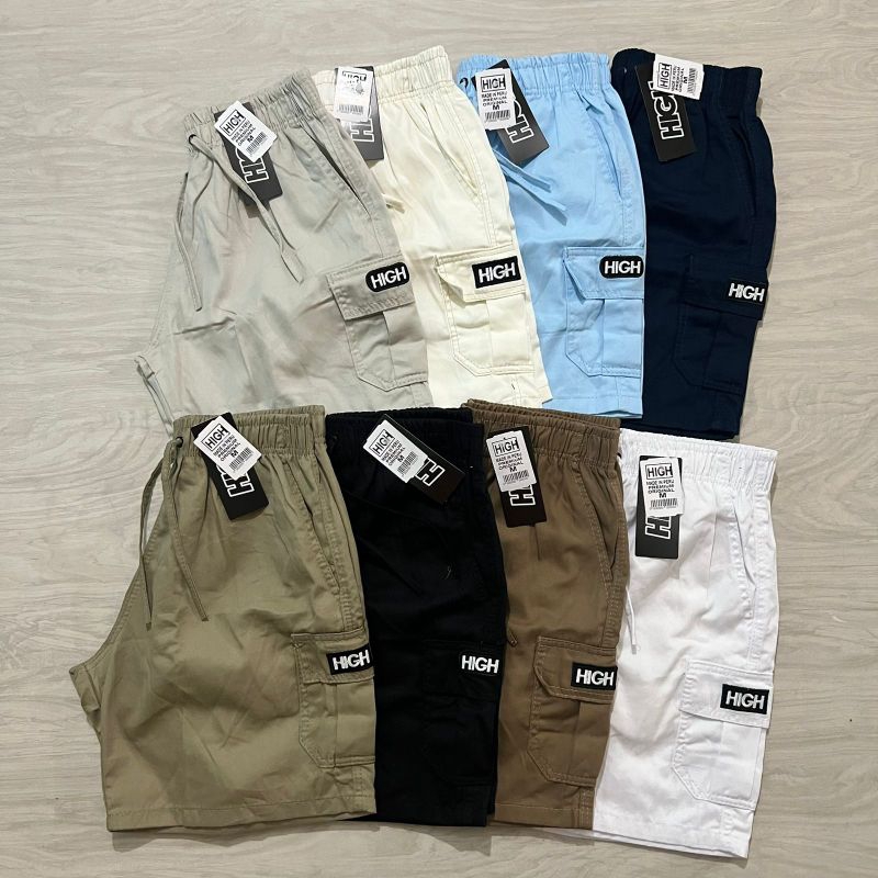 BERMUDA CARGO MASCULINA SARJA COM ELASTANO