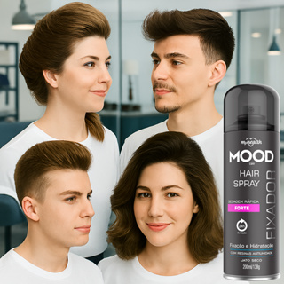 Spray Fixador e Modelador de Cabelos Mood Care em Oferta na Shopee
