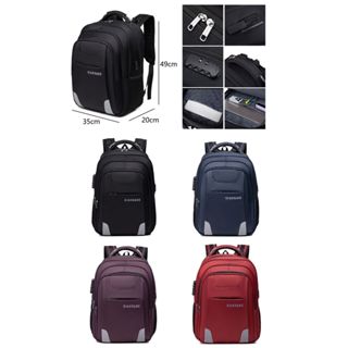 Mochila Alça Reforçada Impermeável Notebook Anti Furto Saida Cabo Aux Usb Fone Ouvido em Oferta na Shopee