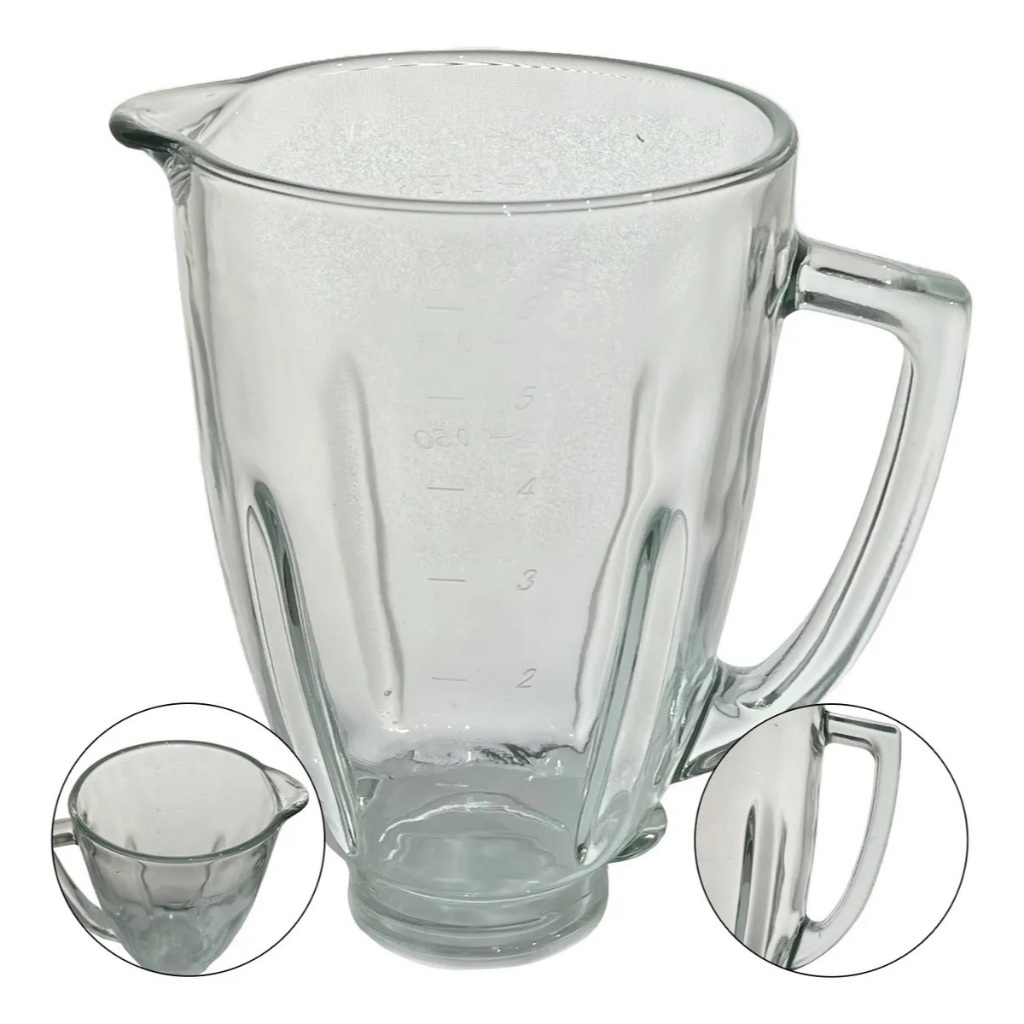 Copo Jarra Liquidificador De Vidro Compatível Oster ORIGINAL A160