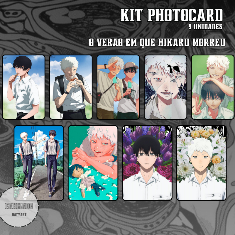 Kit Photocard - O Verão em que Hikaru morreu - (FANMADE) - hikaru ga shinda natsu