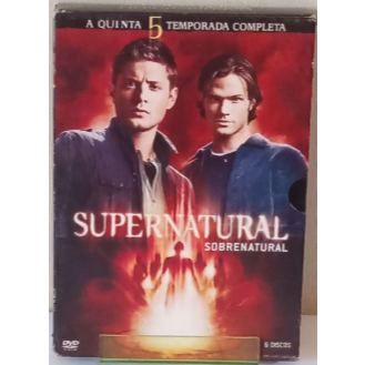box dvd supernatural 5 temporada
