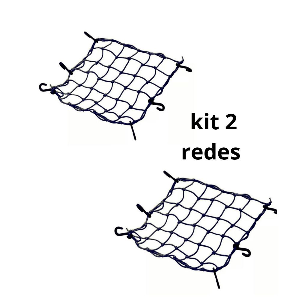 kit 2 Aranha Rede redinha Elástica Para Capacete Ou Carga 35 X 35 preto kit 2 Aranha Rede redinha Elástica Para Capacete Ou Carga 35 X 35 preto