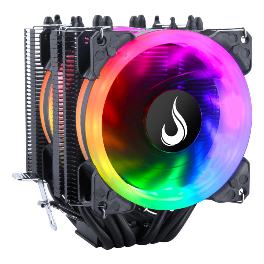 Cooler Gamer G800 Dual Fan 120mm | 6 Heatpipes Led ARGB | Processador Intel LGA 1700 1200 1151 1155 e AMD Ryzen AM5 AM4