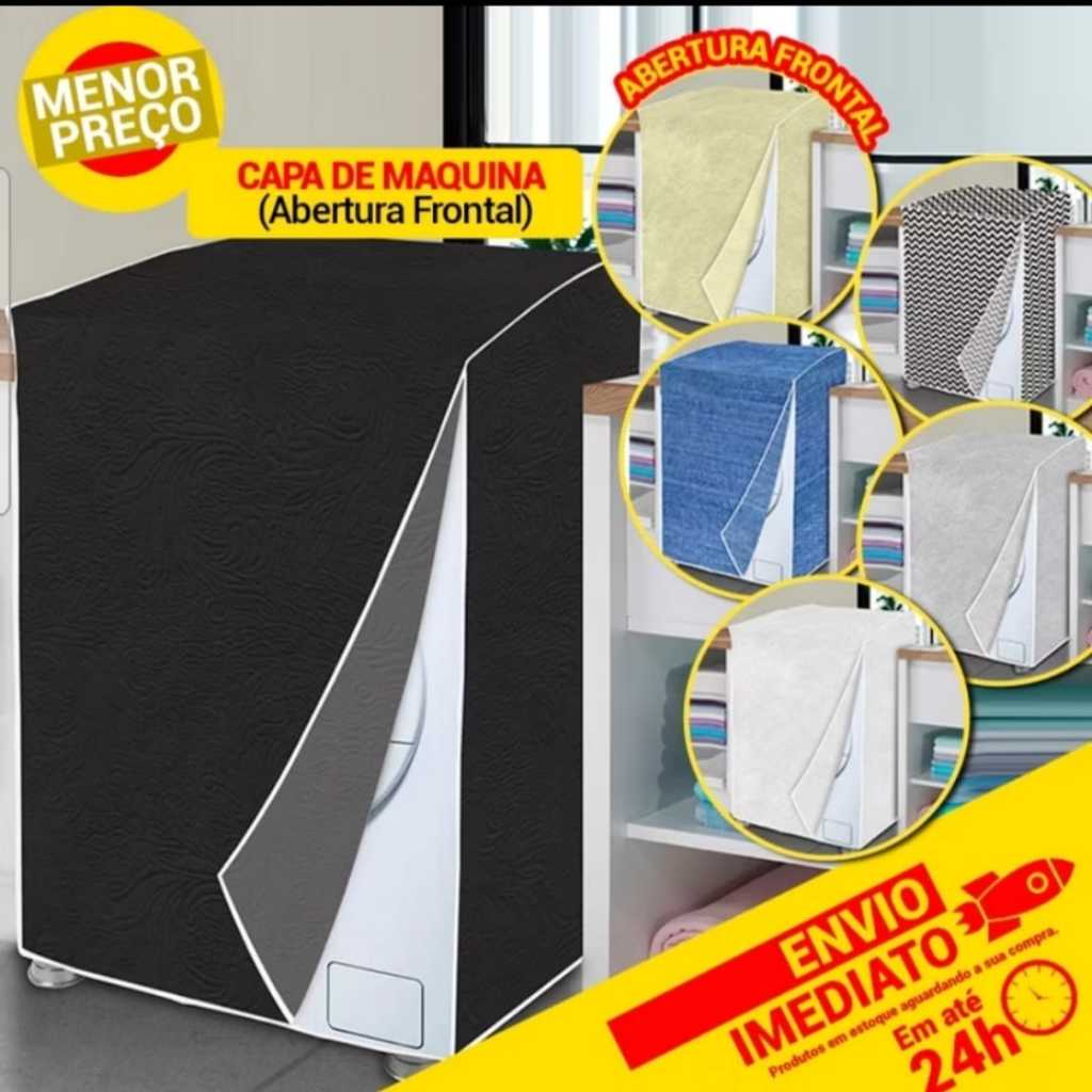 CAPA FRONTAL MÁQUINA DE LAVAR E SECADORA DE ROUPA