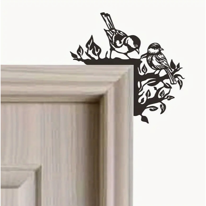 Decoração Canto de Porta Pássaros / Decoração Criativa Para Casa / Decoração Porta / Parede