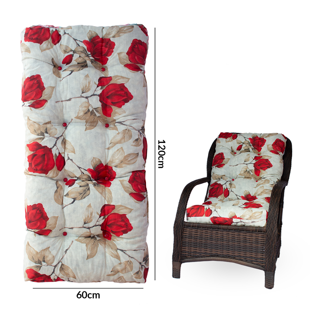 Almofada de luxo 120x60 Tamanho Grande para Cadeira Pallet Poltrona Sofá Namoradeira Descanso