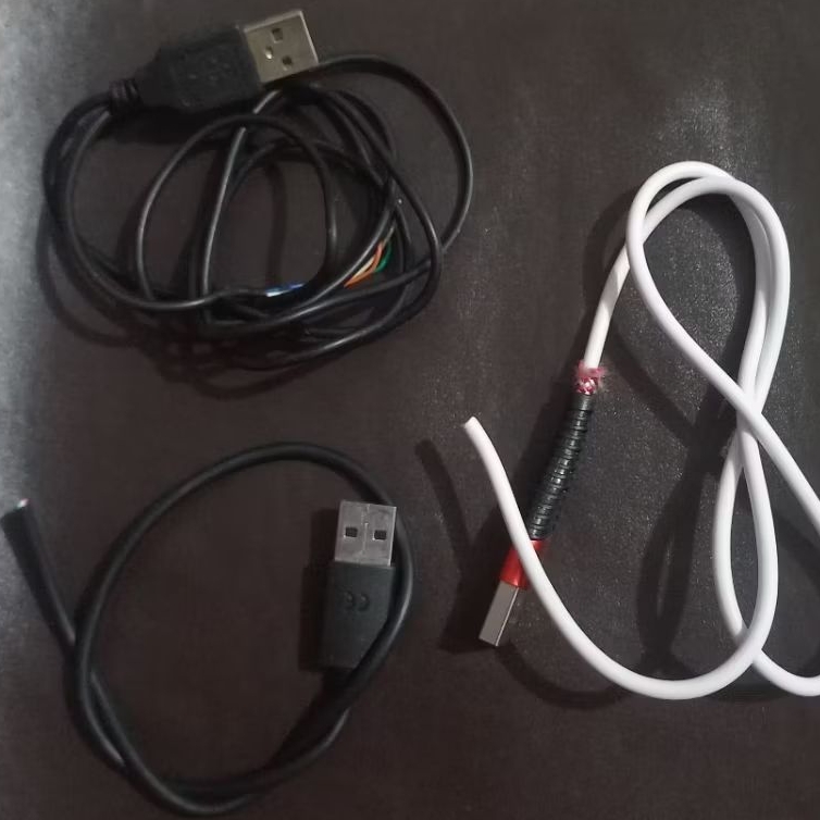 ponta de cabo USB para projetos