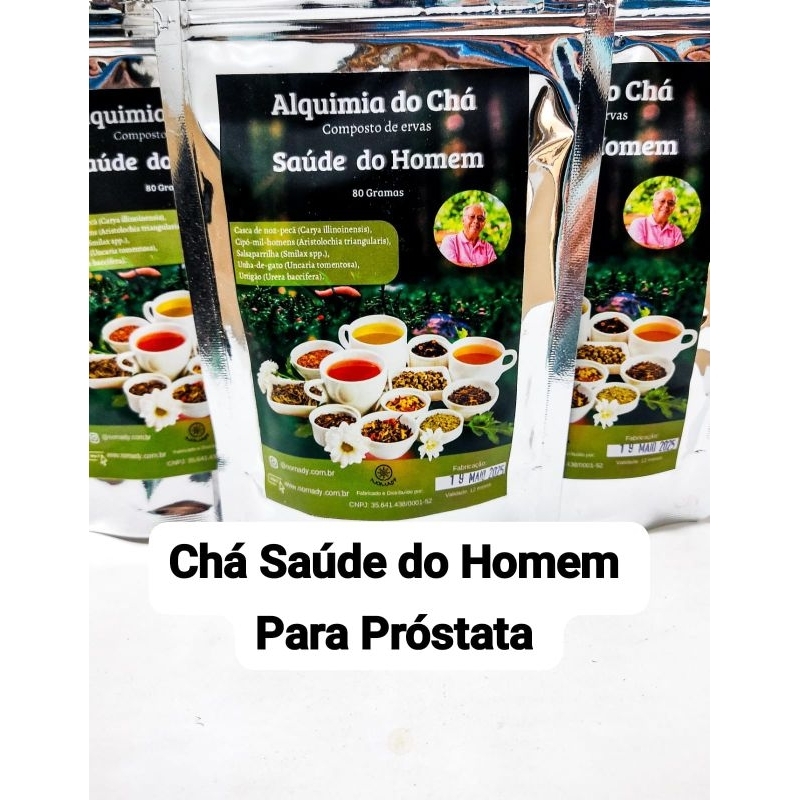 Blend de ervas - Homem/ próstata - Alquimia do chá Nomady - 80 Gr.