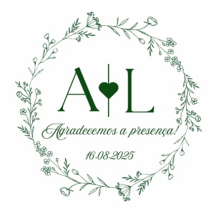 Etiquetas Personalizadas para Lembrancinhas de Casamento, Rótulos e Lacres 4x4 OBRIGATÓRIO ENVIAR OS NOMES E DATA em Oferta na Shopee