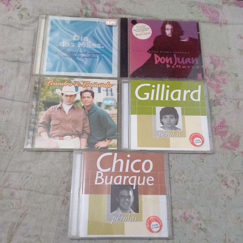 Leandro e Leonardo, Chico Buarque, Gilliard ...Leia a Descrição para mais títulos disponíveis.
