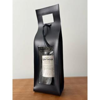 Porta Vinhos de Couro Ecológico (Pode ser Personalizado)