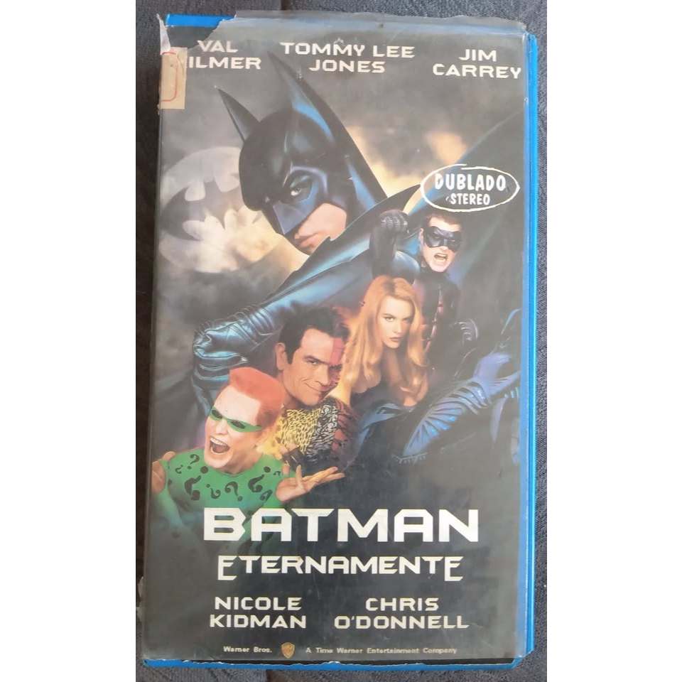 VHS Dublado Batman Eternamente - Val Kilmer