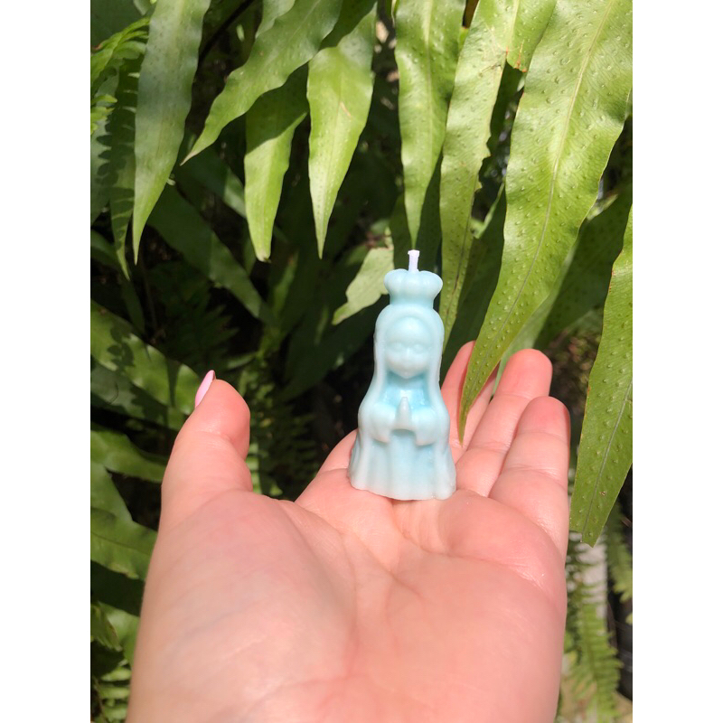 Vela aromática para lembrancinha perfumada decorativa- NOSSA SENHORA