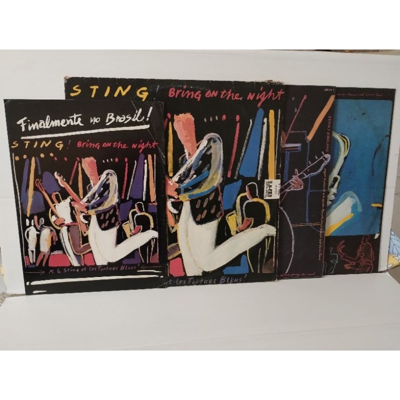 LP Duplo Sting - Bring on The Night 1986 (impecável com flyer)