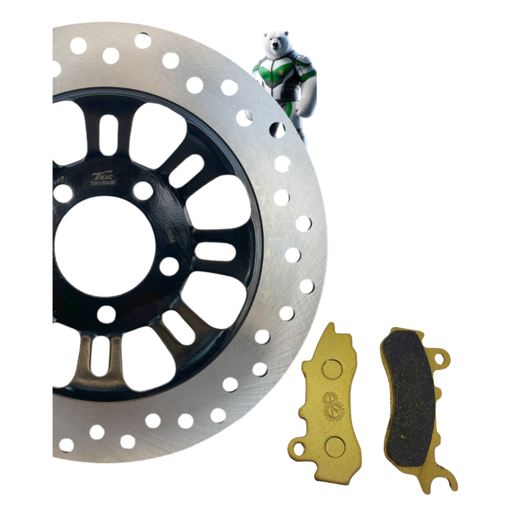 Kit Com Disco De Freio + Pastilha De Freio Honda Cg 160 Fan/Titan em Oferta na Shopee