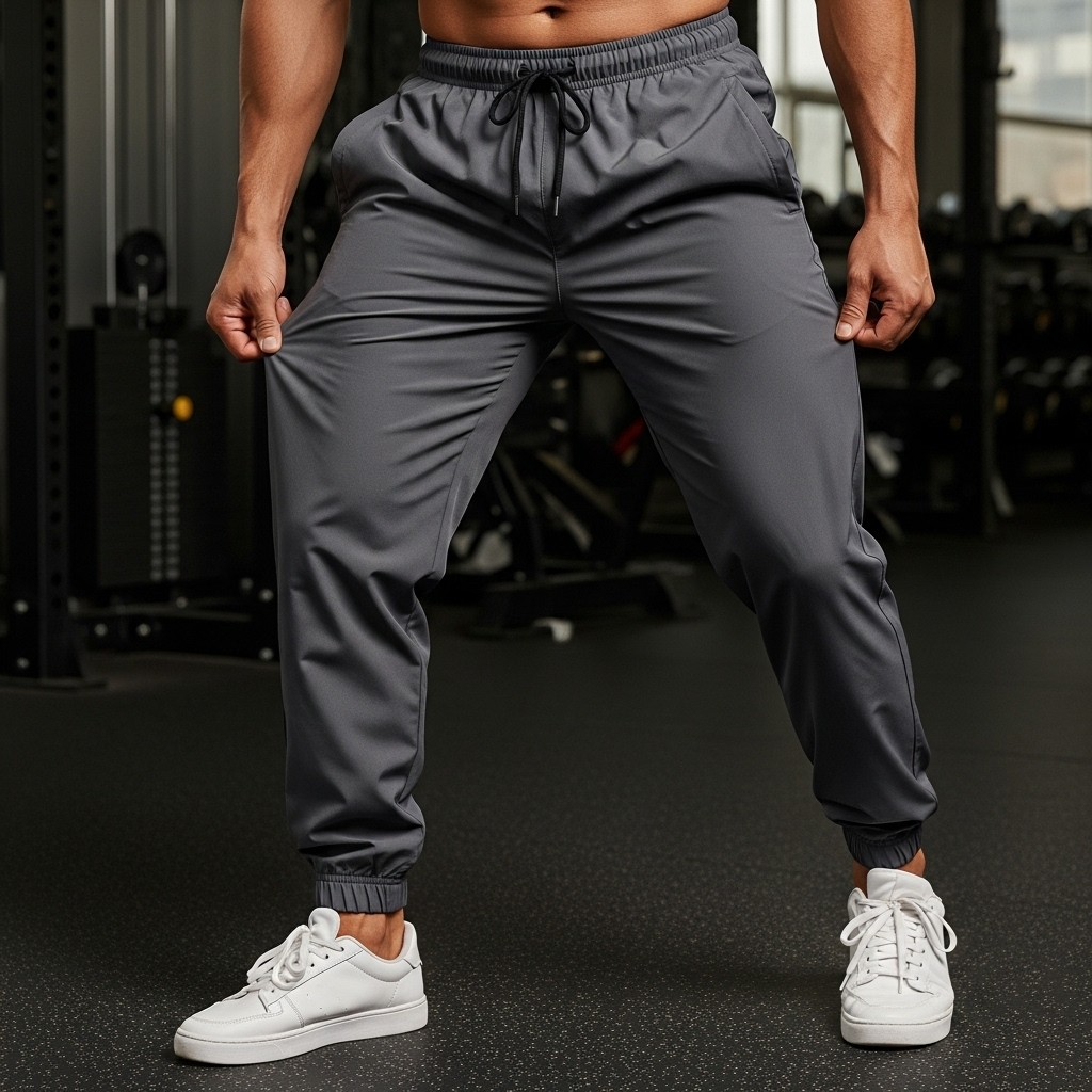 Calça Jogger Tactel com Elastano para Treino Esportiva Masculina