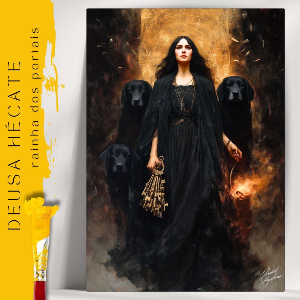 Deusa Hécate Hécate - Rainha Dos Portais  - Bruxaria - Wicca - Mitologia Grega - Envio Imediato