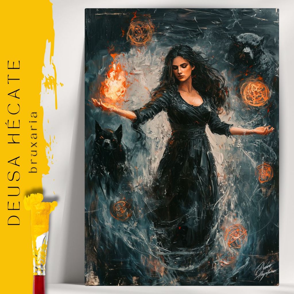 Deusa Hécate Hécate - Bruxaria - Bruxaria - Wicca - Mitologia Grega - Envio Imediato