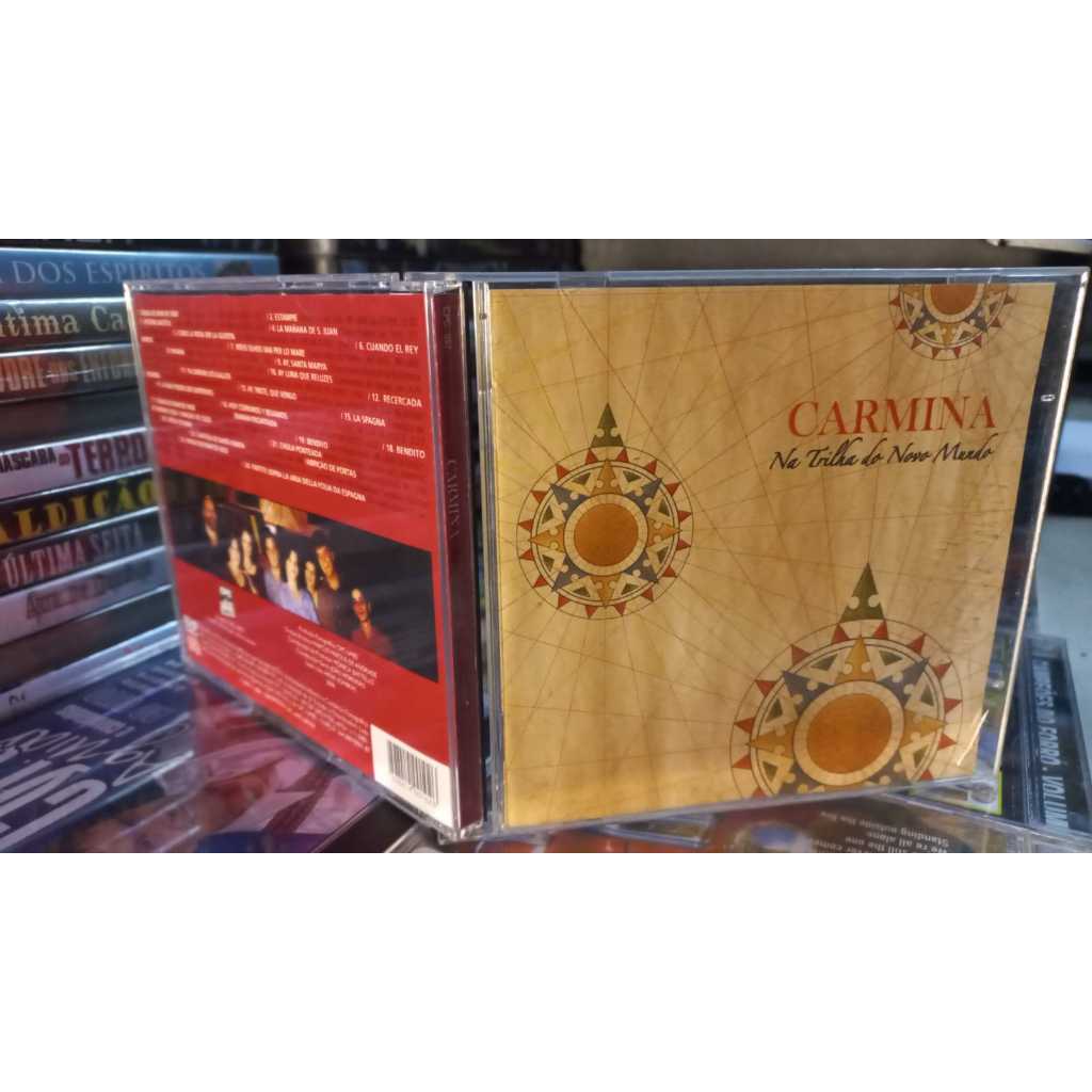 CD Carmina - Na Trilha Do Novo Mundo- 2006 - Excelente marcus vinicius dse andrade monica battello joão moreirão