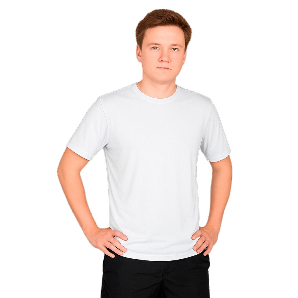 Camiseta Masculina Lisa Básica 100% Algodão Preta Branca Azul