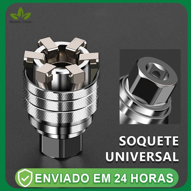 Soquete Universal Hexagonal Ajustável,Para Ferramentas De Perfuração E Catraca