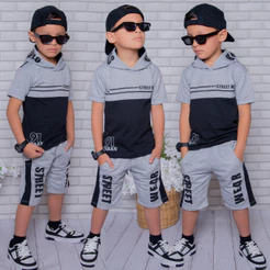 Conjunto Infantil Menino Estiloso Blogueirinho Lançamento Veste do 2 ao 14 anos