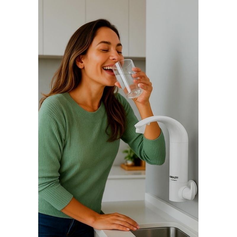 Torneira Parede Fitro Purificador Acqua Due Lorenzetti Cor Branco De Parede