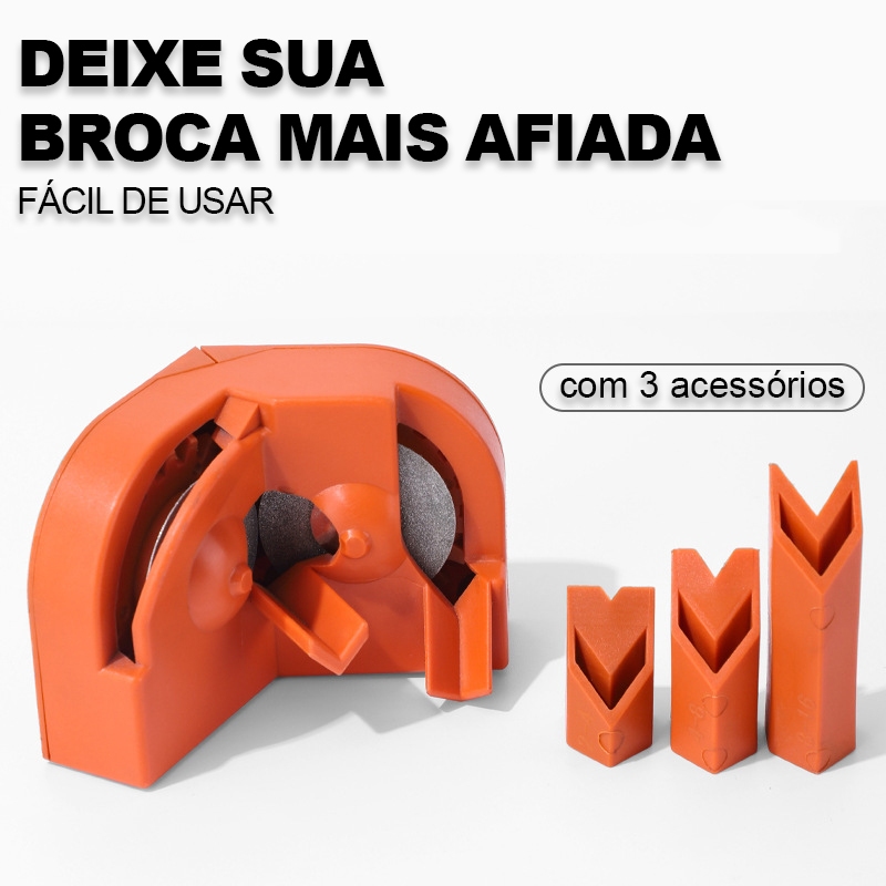 Afiador Elétrico Portátil para Brocas Multiuso