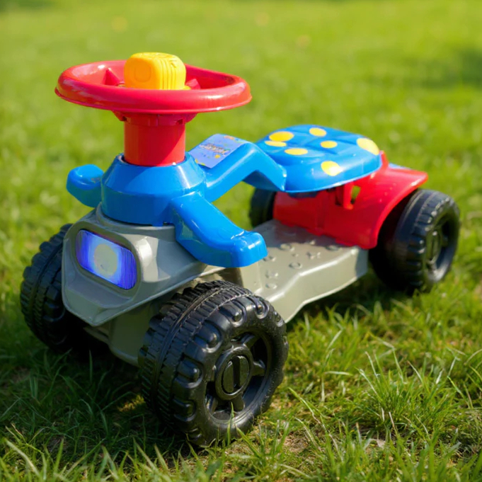 Carrinho Andador Gira Gira Passeio Menino – 1 a 3 anos até 16kg C/Buzina - Inmetro Zigzag Queen Shop em Oferta na Shopee