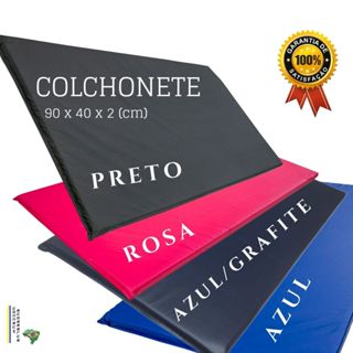 colchonete 90x45X2,5 -90X40X2 & (3cm) - exercícios físicos, academia, ginastica, pet,  yoga, creche. em Oferta na Shopee