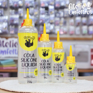 Cola de Silicone Líquida Rendicolla – 30g, 50g, 100g e 250g para Artesanato e Trabalhos Manuais em Oferta na Shopee