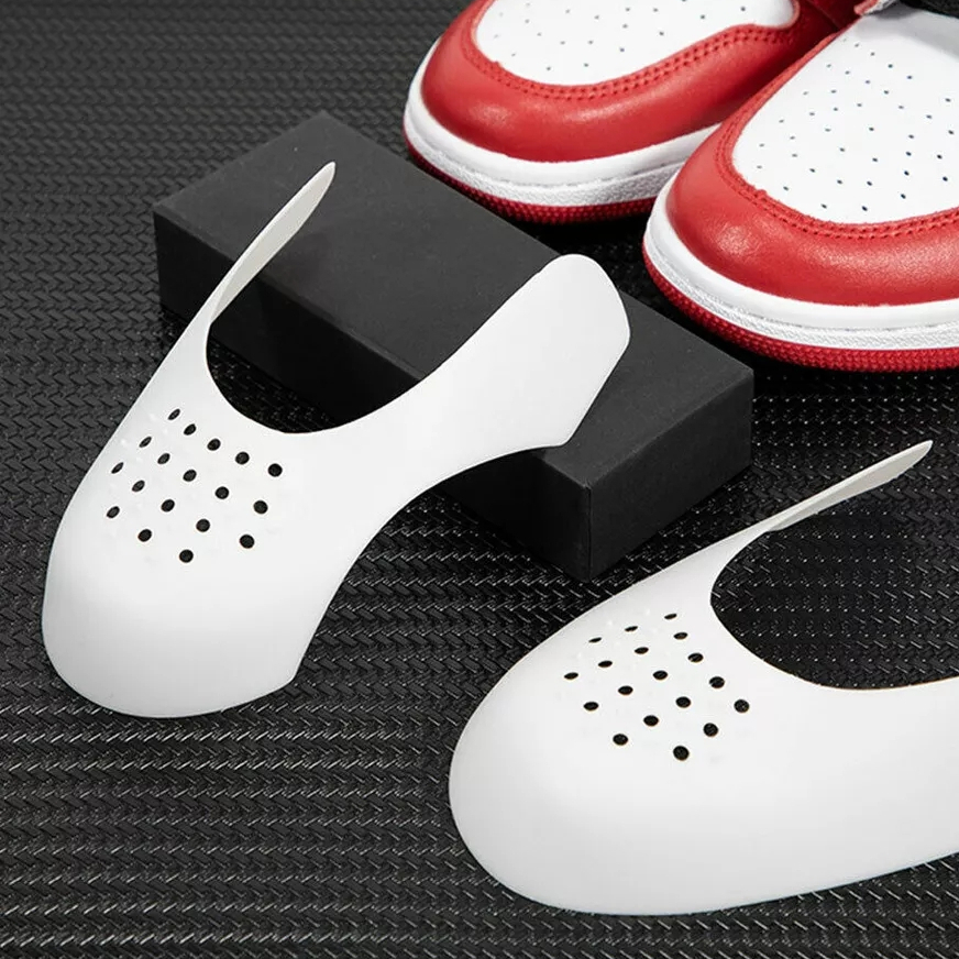 2pcs de Sapatos Protetor Anti-Vinco e Furos Tênis Evita Dobra e Marcas Suporte Universal para Sapato