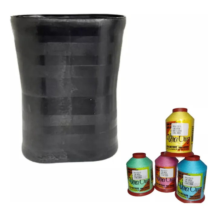 Kit 1 Lata Oval Preta + 1000jds Linha 4 Vera Cruz Colorida