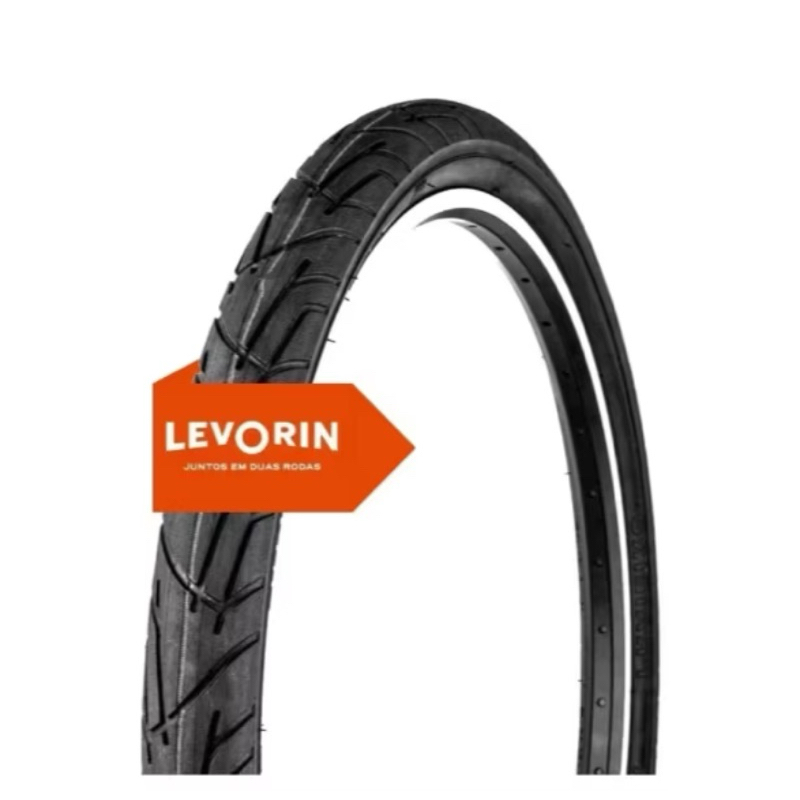 Pneu Aro 26 x 1.95 Levorin Praieiro Slick Liso Bicicleta Bike Mtb Urbana e De Praia Super Resistente