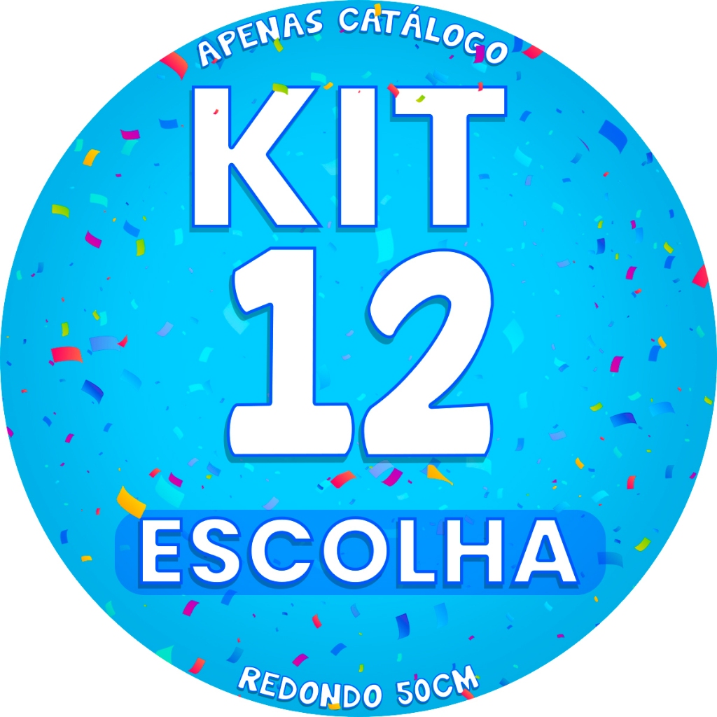 Kit Painel Redondo 50x50cm Festa Escolha seu Tema Tecido Sublimado em Oferta na Shopee