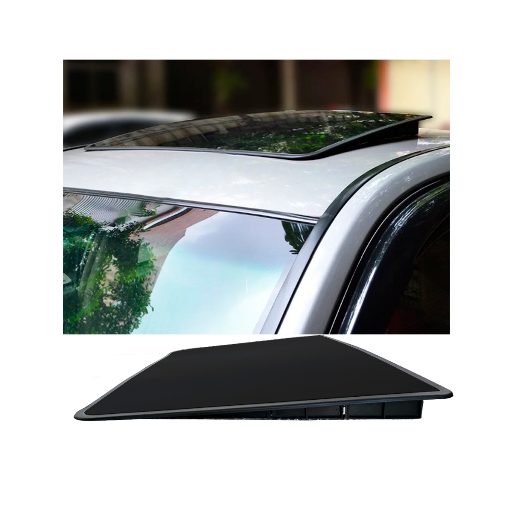 Teto Solar Automotivo Universal Preto Metálico Scoop Spoiler em Oferta na Shopee
