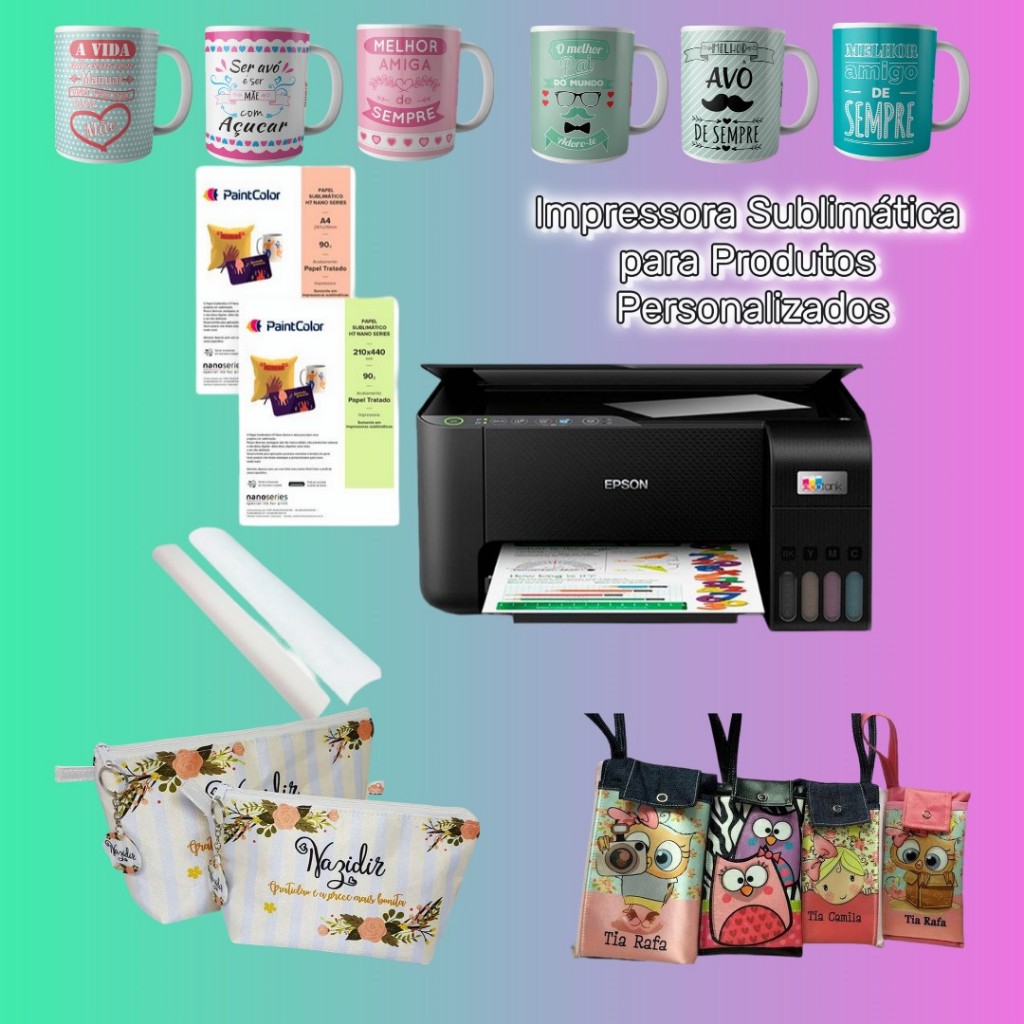 Impressora Wi-fi Epson Ecotank  L1250 Sublimatica