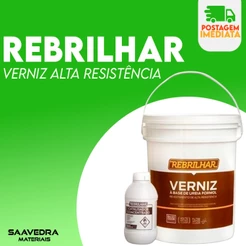 Verniz Rebrilhar Alto Tráfego Brilhante 20kg Sinteco Madeira
