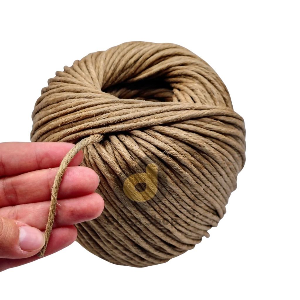 Cordão de Sisal Rami 4mm – Natural, Resistente, Artesanato, Jardim e Decoração Rústica em Oferta na Shopee