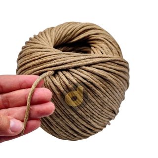 Cordão de Sisal Rami 4mm – Natural, Resistente, Artesanato, Jardim e Decoração Rústica