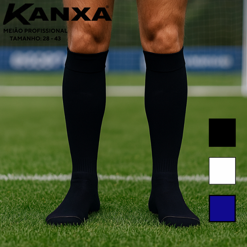 Meião de Futebol Profissional Infantil Juvenil Adulto Kanxa 28 ao 43 em Oferta na Shopee