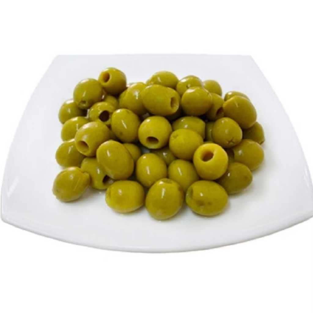 Azeitona Verde Sem Caroço Media 500g / 1kg