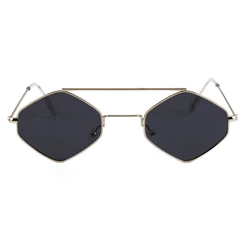 Óculos de Sol Lane Black Gold Aviador Retrô Clássico Unissex Proteção UV400 Premium Estilo Moderno