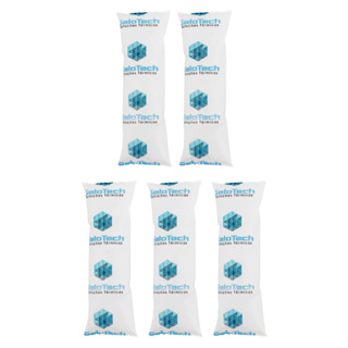 Kit 5 Bolsa Gelo Gel Artificial Reutilizável Flexível Gelotech 45g Transporte Alimentos Bebidas em Oferta na Shopee