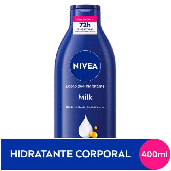 Locao Hidratante Corporal Nivea Milk 400Ml em Oferta na Shopee