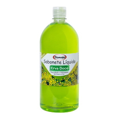Sabonete Líquido 1 Litro Sem Válvula Erva Doce Dismapp
